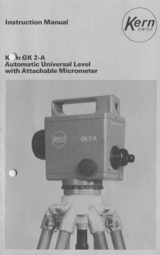 Kern GK2-A - Manual