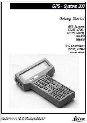 Wild GPS Ststem 300 - Getting Started