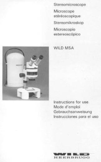 Wild M5A user manual Wild M5A user manual
