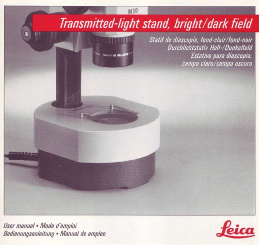 Wild / Leica transmitted-light stand bright / darkfield Wild / Leica transmitted-light stand bright / darkfield