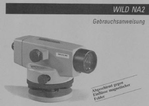 Wild NA2 / NAK2 User manual (new style) Wild NA2 / NAK2 User manual (new style)
