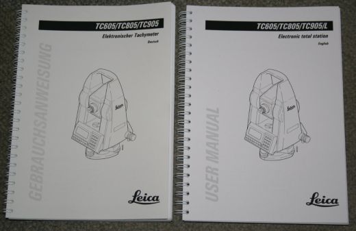 Wild / Leica TC605 - TC805 - TC905 user manual
