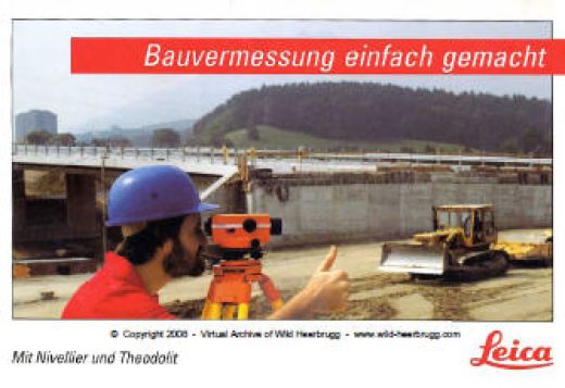 Wild / Leica Bauvermessung einfach gemacht