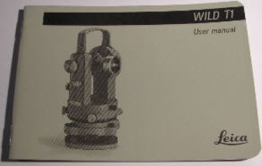 Wild T1 (70) user manual Wild T1 (70) user manual