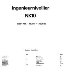 Wild N10 / NK10 Spare part cataloge