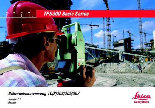 Leica TPS300 series user manual