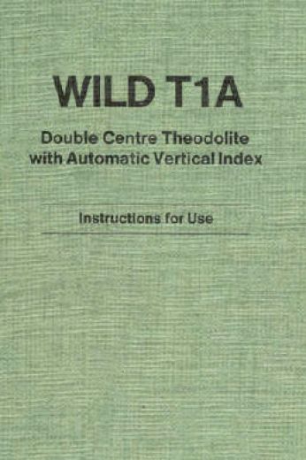 Wild T1A user manual Wild T1A user manual