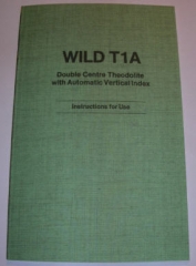 Wild T1A Gebrauchsanweisung