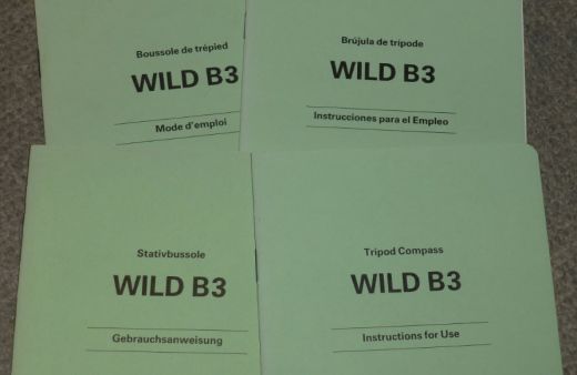 Wild B3 User manual