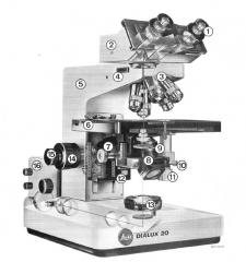 Wild Leitz The microscope and its application