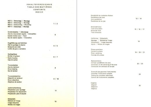 Wild M5A Service Manual