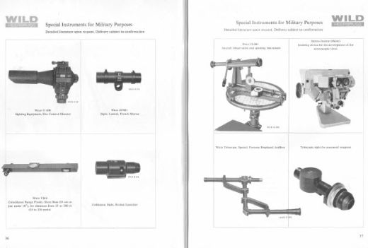 Wild Optical Instruments for Military Uses - bocklet