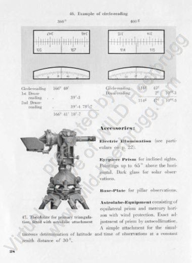 Wild - Geodetic and topographic Instruments