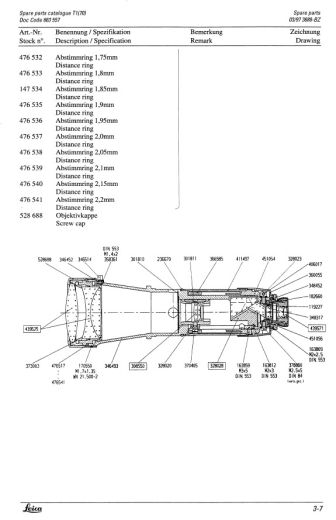 Service manual for Wild Heerbrugg T1 (70)