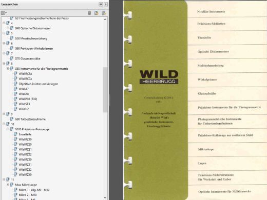 Wild - General Catalogue 1953