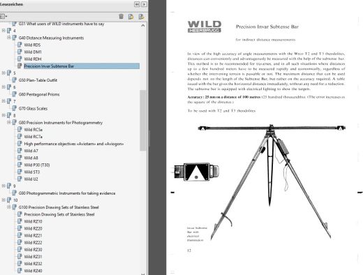Wild - General Catalogue 1953