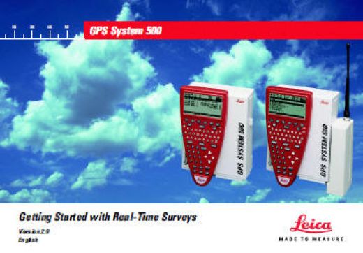 Wild GPS500 - Real-Time Surveys Wild GPS500 - Real-Time Surveys