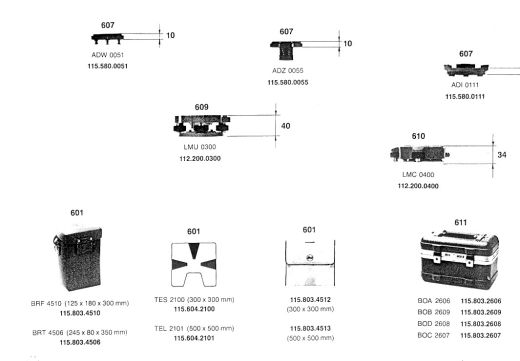 Kern MULTIBASE Spare parts list