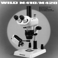 Wild M410 / M420 user manual