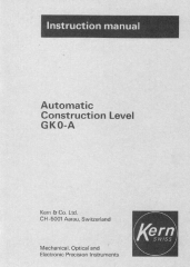 Kern GK0-A - Gebrauchsanweisung