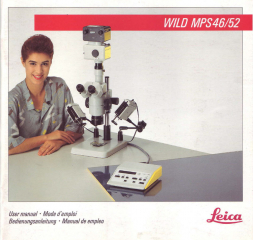 Wild MPS46/52 user manual