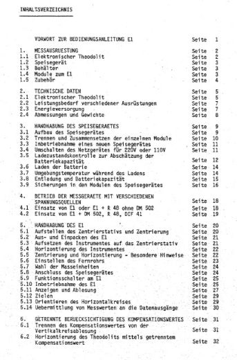 Kern E1 - User Manual