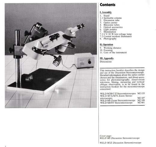 Wild Discussion Stereomicroscope 355110