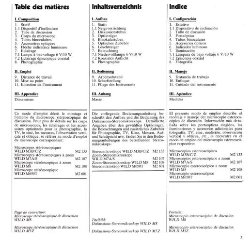 Wild Discussion Stereomicroscope 355110