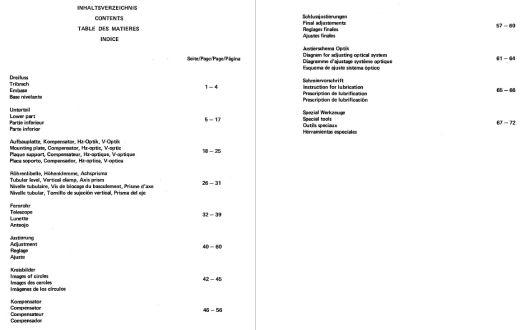Service manual for Wild Heerbrugg T16 (70)