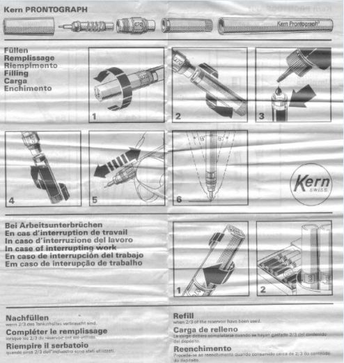 Kern Prontograph - Rapidograph - Technical Pen - 0.40 mm