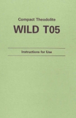 Wild T05 Gebrauchsanweisung