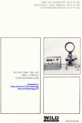 Wild M501 user manual