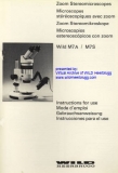 Wild M7A / M7S user manual
