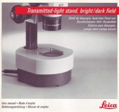 Wild / Leica transmitted-light stand bright / darkfield
