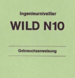 Wild N10 /NK10 Gebrauchsanweisung