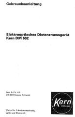 Kern DM502 - User manual