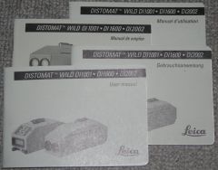 Wild DI1001/1600/2002 user manual