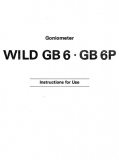 Wild GB6 GB6P Gebrauchsanweisung