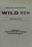Wild RDH Gebrauchsanweisung