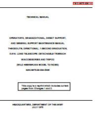 Wild T21 service manual 1974