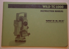 Wild TC1000 Gebrauchsanweisung