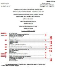 Wild T3 US Army Technical manual