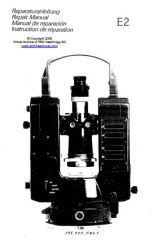 Kern E2 - Service Manual