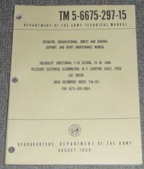 Wild T4 service manual 1968