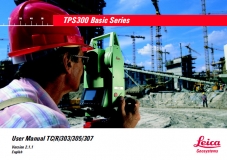 Leica TPS300 series user manual