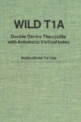 Wild T1A user manual Wild T1A user manual