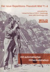 Wild T1A brochure