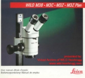 Wild M3B; M3C, M3Z, M3Z plan user manual