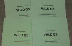 Wild B3 User manual