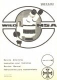 Wild M5A Service Manual